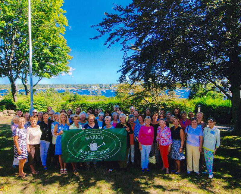 Members of the Marion Garden Group pictured here following their 60th anniversary kick-off meeting. COURTESY MARION GARDEN GROUP
